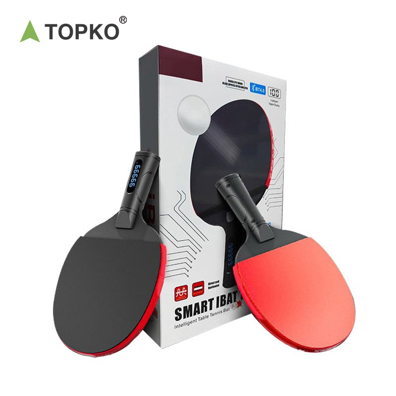 TOPKO Portable Smart Table Tennis Racket for Outdoor Sports Polymer Battery 450mAh High Quality Training Table tennis racket