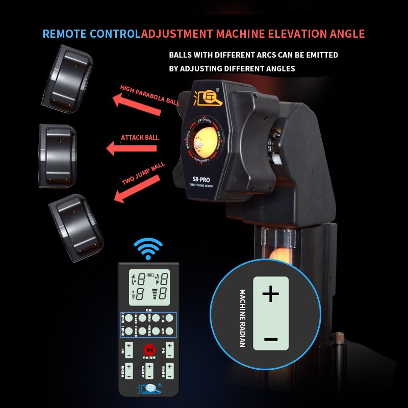 Huipang S8-PRO Robot for table tennis serving robot machine Full-automatic programmable table tennis trainer ping pong Robot