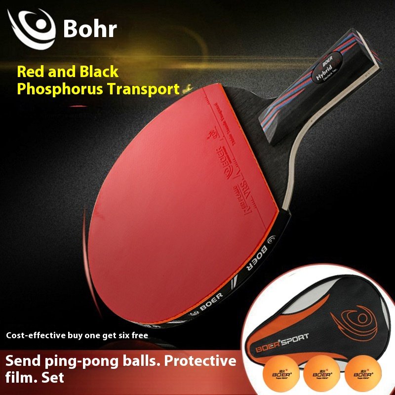 Manufacturers Wood table tennis Set Cheap Table Tennis Racket with Rubber Material Quality Table Tennis Equipment
