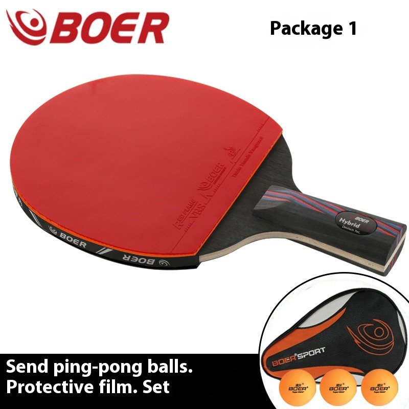 Manufacturers Wood table tennis Set Cheap Table Tennis Racket with Rubber Material Quality Table Tennis Equipment