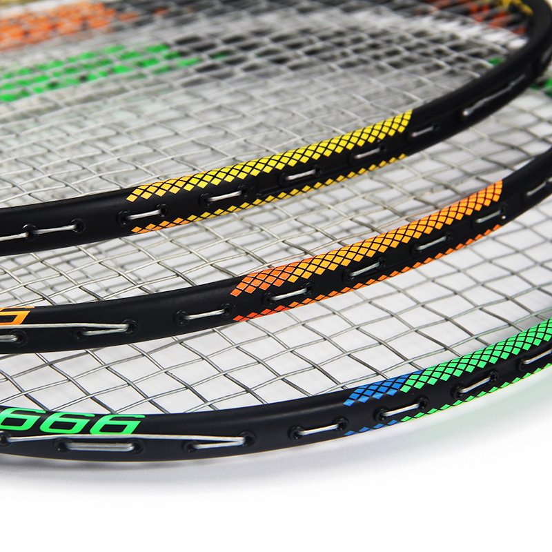 OEM Pack Graphite Custom Fiber Professional High Quality Factory Direct Sale Lightweight Carbon Fiber Badminton Racket