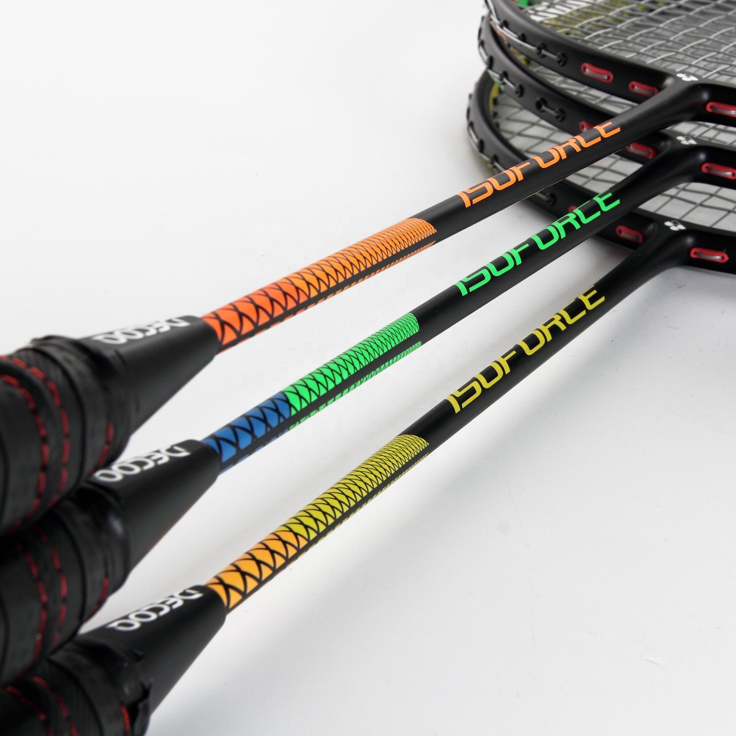 OEM Pack Graphite Custom Fiber Professional High Quality Factory Direct Sale Lightweight Carbon Fiber Badminton Racket