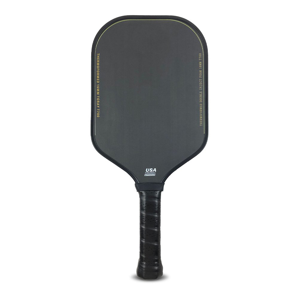 Double Inject Foam Pickleball Paddle Racket Toray T700 Friction Thermoformed Carbon Fiber Pickleball Paddle