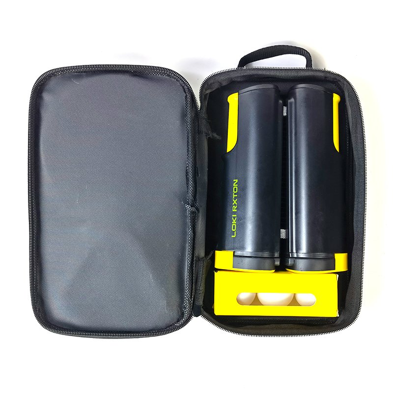 LOKI Rxton Portable table tennis Set 2 Racket 6 Ball Professional table tennis Racket With Double Zipper Case