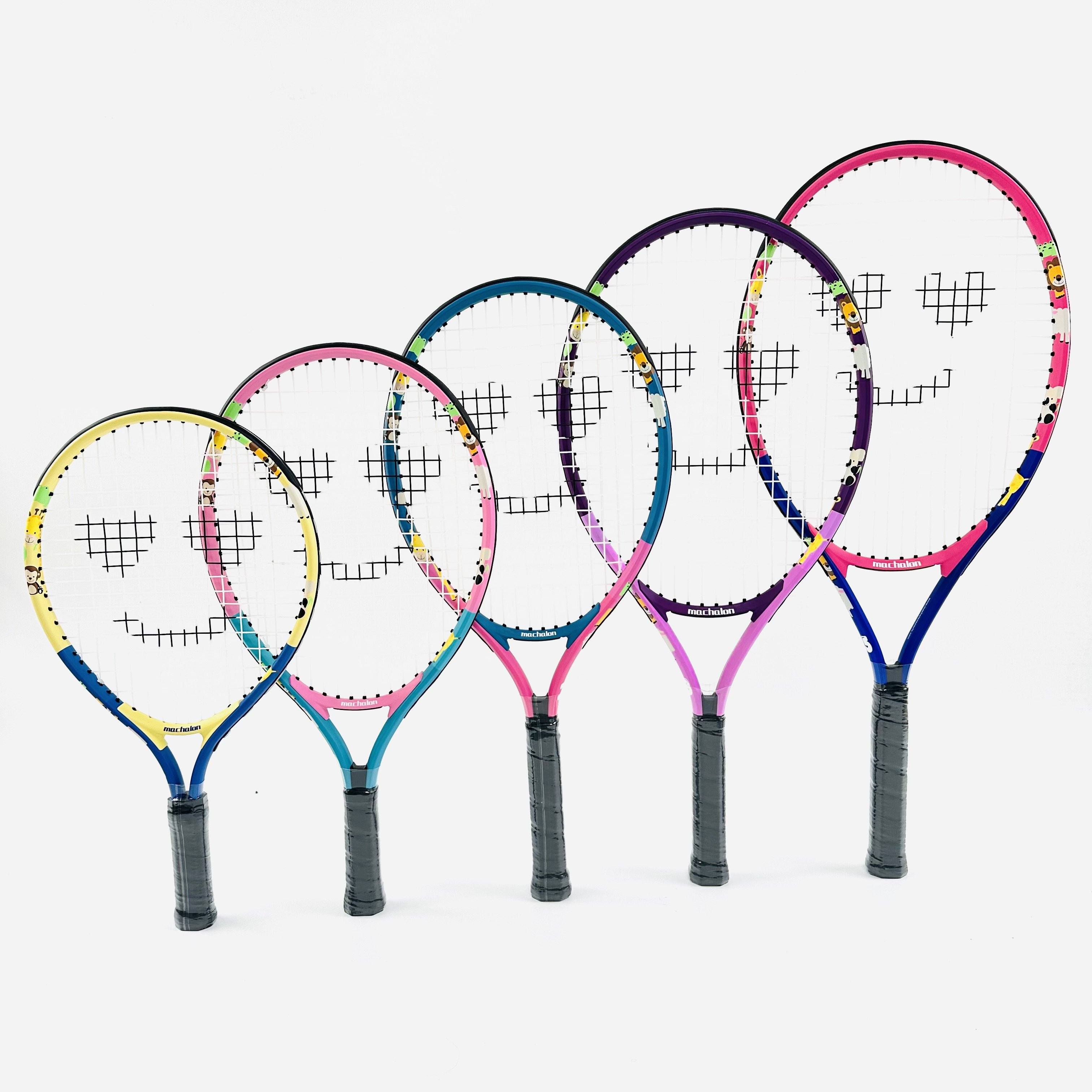 Wholesale Professional Aluminum tennis Racquet Kids Training tennis Rackets Junior tennis Racket For Kids 17 19 21 23 25inch