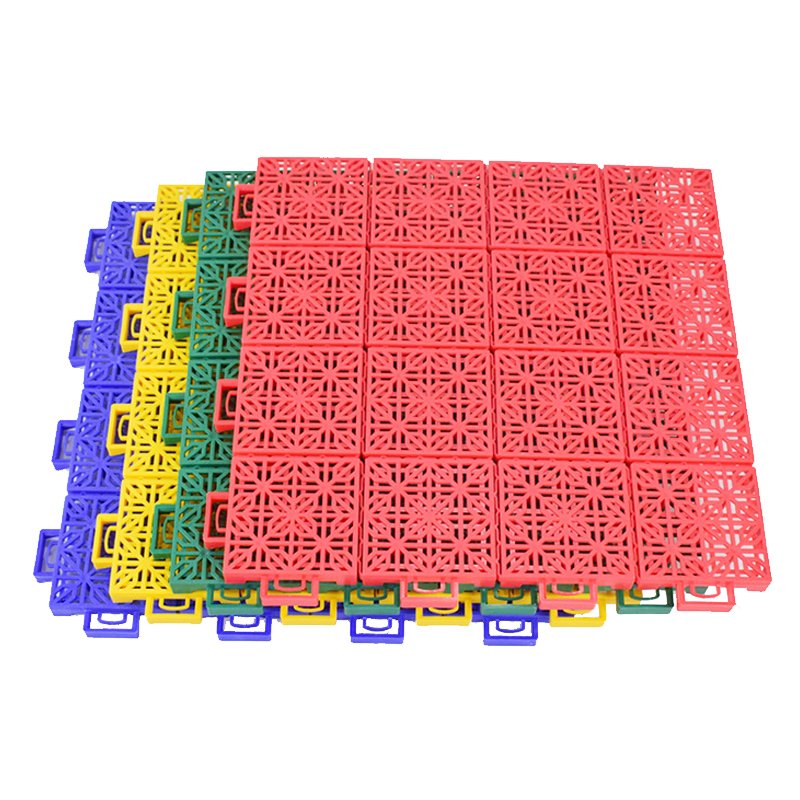 Sports Plastic Flooring for Basketball Tennis Badminton Courts-Outdoor Tiles for Basketball Courts