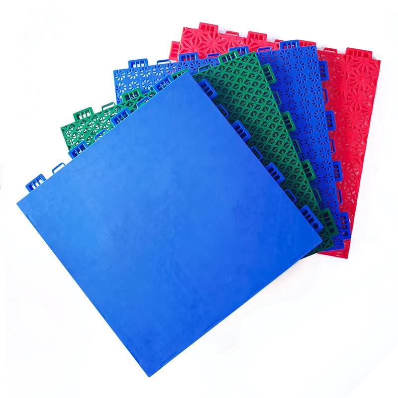 Sports Plastic Flooring for Basketball Tennis Badminton Courts-Outdoor Tiles for Basketball Courts