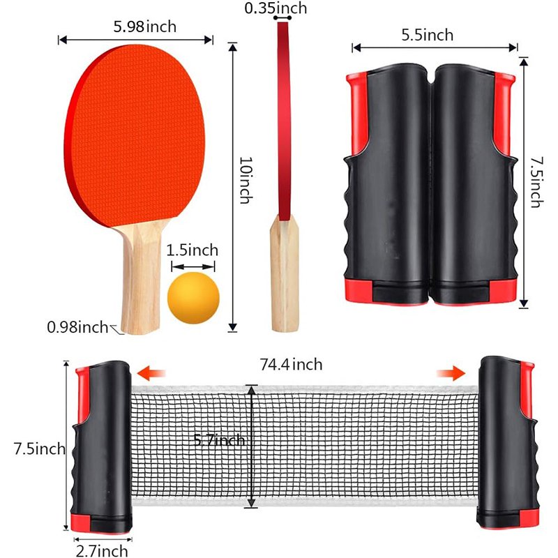Hot Sale High Quality Paddle Game Set Table Tennis Paddles Retractable Game Set for Wholesale
