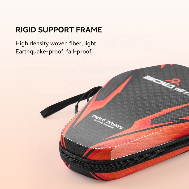 BOLI Rhomboid Hard Table Tennis Racket Bag Accessories Table Tennis Case