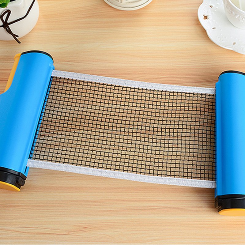 Adjustable Any Table Play Ping-Pong Anywhere Retractable Portable Table Tennis Net and Post Set