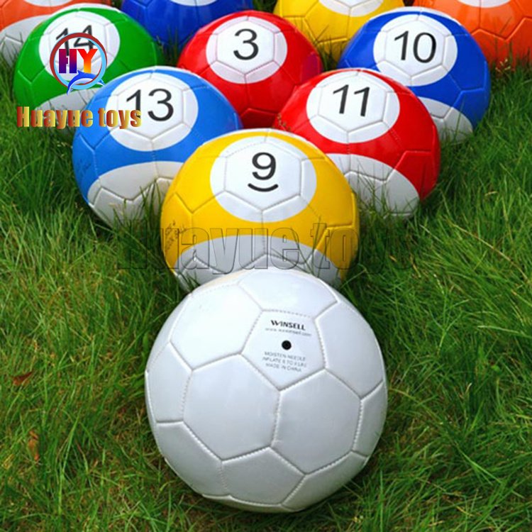 Attractive Inflatable pool table soccer ball inflatable billiard table games for child or adult team building games props