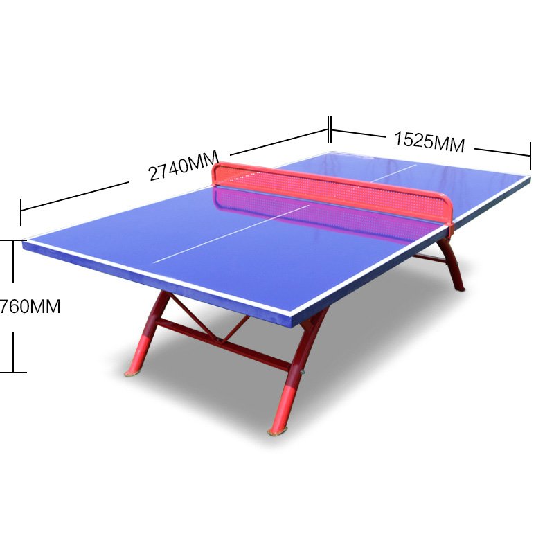 Factory Cheap outdoor waterproof table tennis Removable carbon steel table tennis table