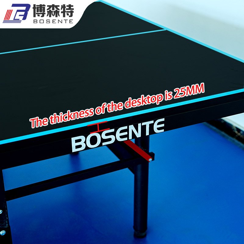 HE-B02 Household Table Tennis Table Indoor Foldable and Removable 25mm Steel Products 110 106 Bosente CN;HEB