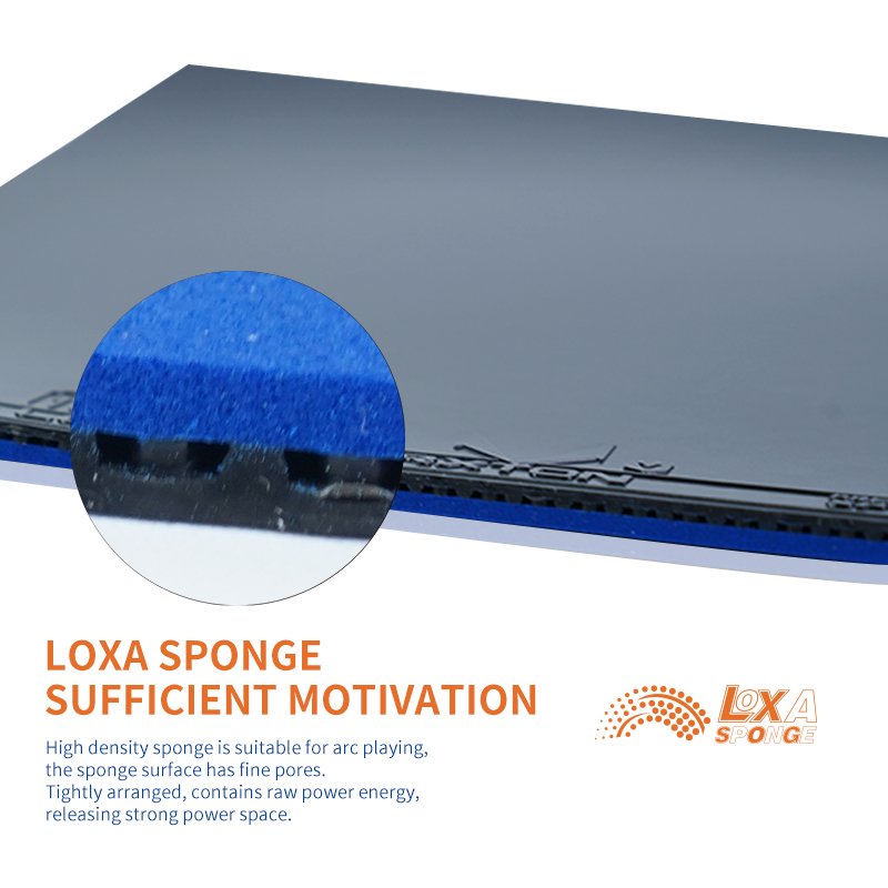 Loki Rxton 5Pro ITTF Rubber Sponge Table Tennis Better Speed Spin Control Professional Table Tennis Rubber
