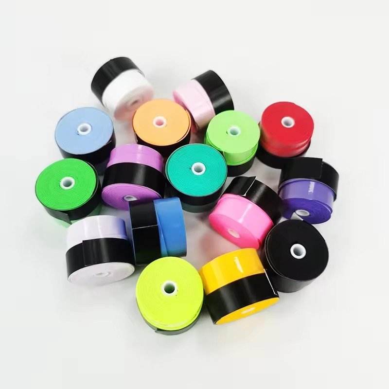 Good quality Customized Logo Tacky over grip Badminton Rackets Over Grips Tennis Racquet Wraps Anti-slip Handle Grip Tape
