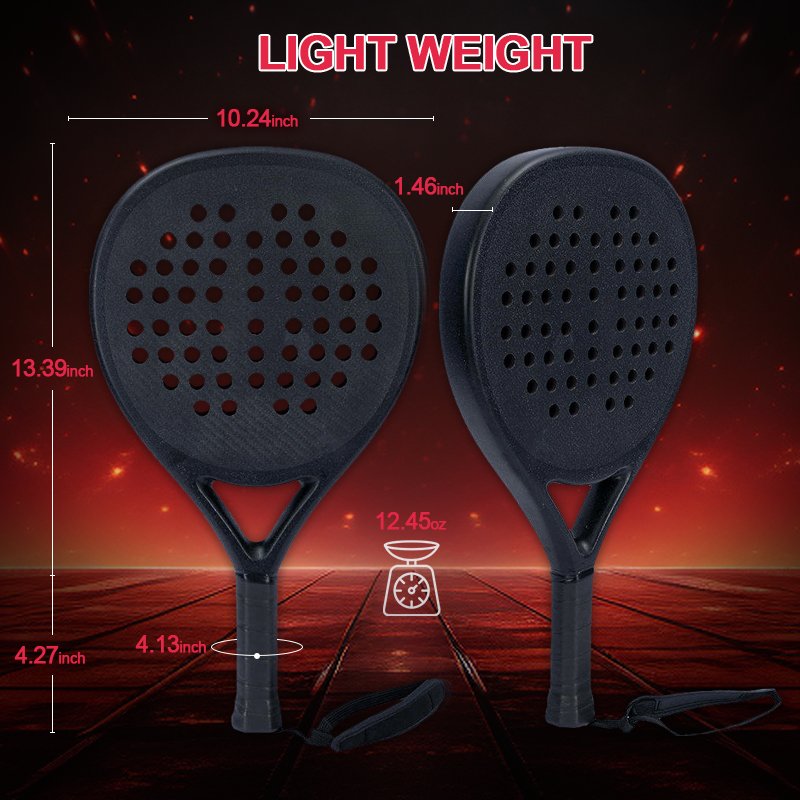 Hot Sales Wholesale Custom Print Professional EVA Core Beach Paddle Tennis Racket Glass Fibre Padel Rackets