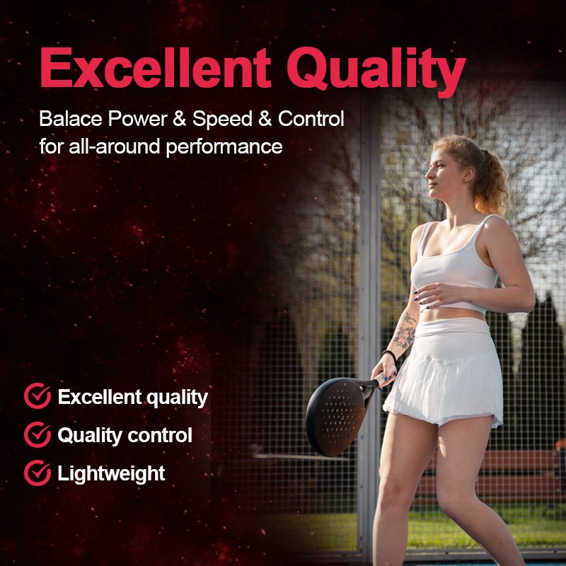 Hot Sales Wholesale Custom Print Professional EVA Core Beach Paddle Tennis Racket Glass Fibre Padel Rackets