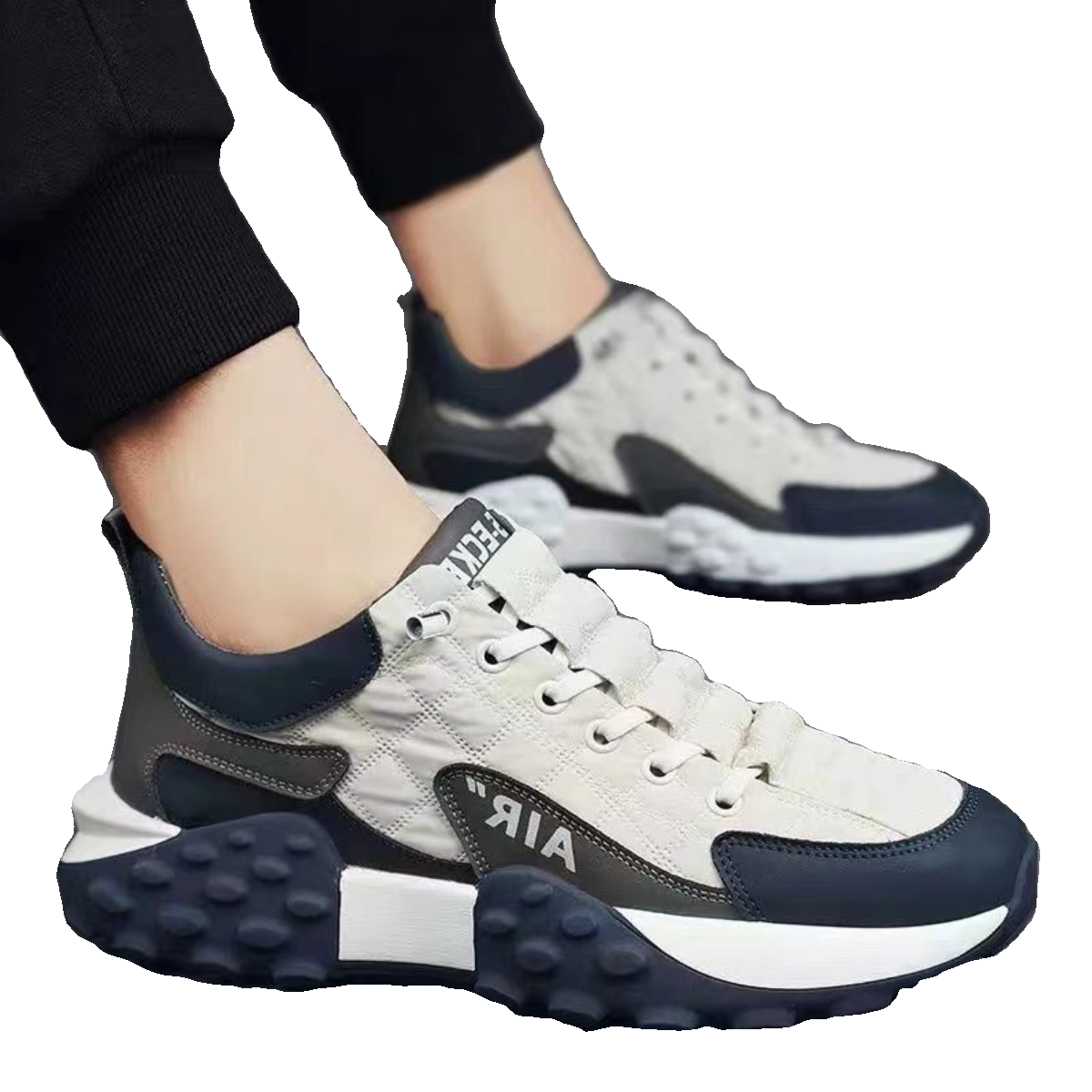 2023 Autumn Break-Collet Processing Sports Recreational Men's Shoes Air-Sliding Slipper Humpty Shoes