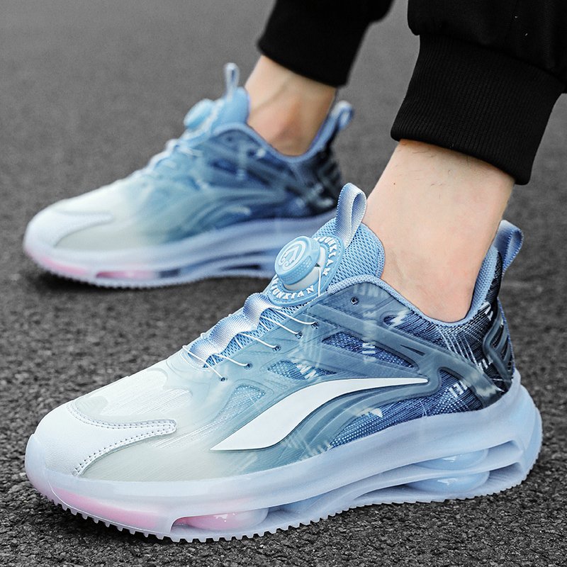 Rotating buttons for boys, Autumn Ventilation Net for junior junior high school students, running shoes for boys