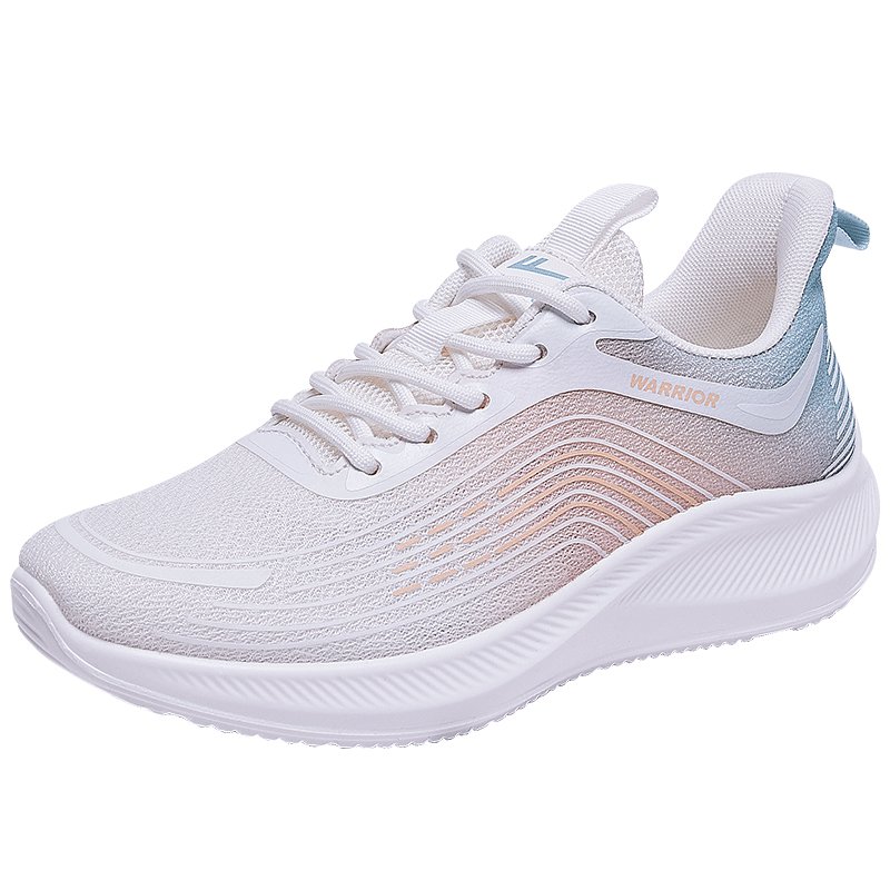 Backshoe girls' shoes, 2024, lighten up on the new net for coconut shoes students' leisure shoes