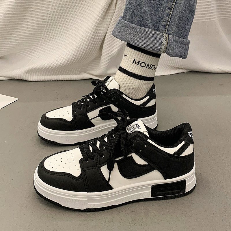 the 2024-high-floor sports shoe girl spring and autumn ins, the new one for winter
