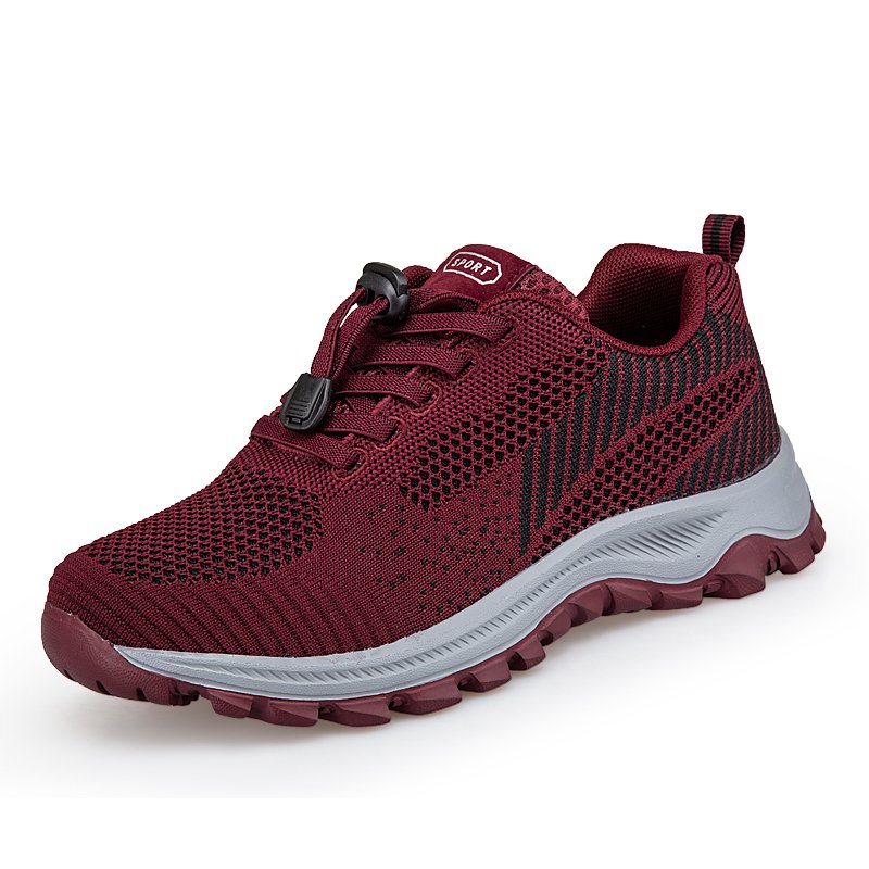 "Spring and Autumn New Slippering Girls with Comfortable Grandmother Shoes."