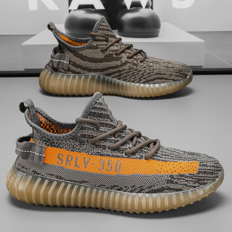 Coconut Shoes, 2024 new sports, fun, web-weaving, man running the pops