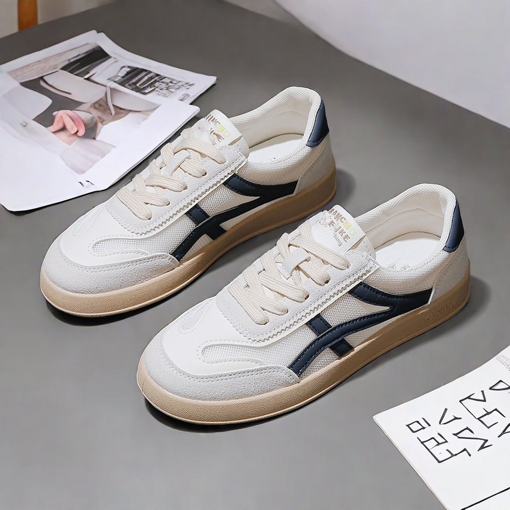 scarlulie/caroli's 2024-breathing white-shoe sports girl