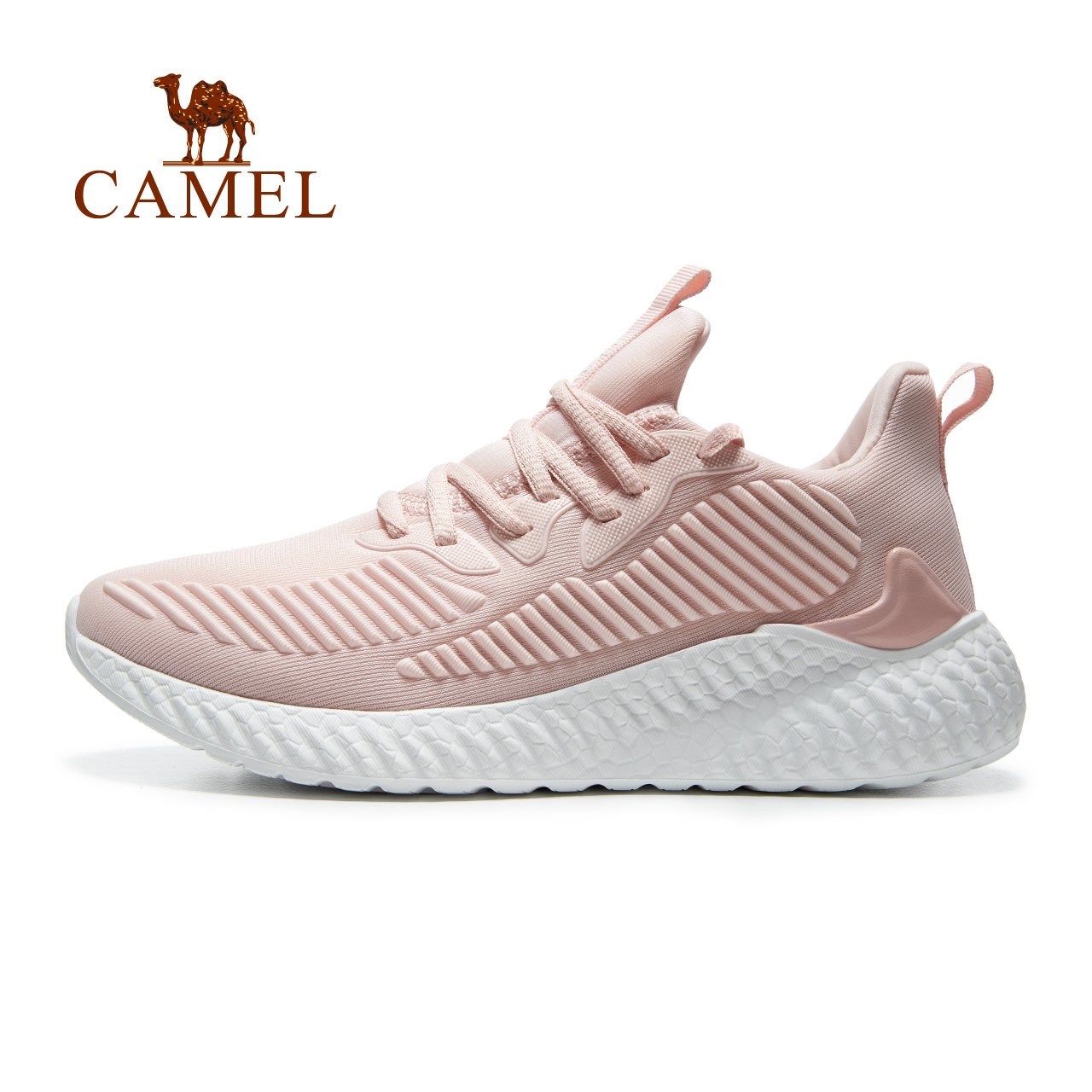 Camel sneakers, male and female white shoes, male and female, skate-resistant, air-retarded, leisure shoes