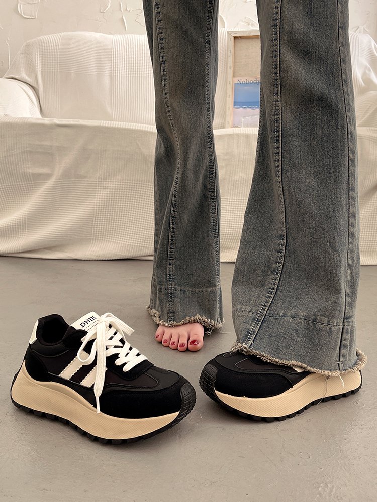 The big, fat old man's shoe girl's got 2024 new super-heat-recreational shoes in spring