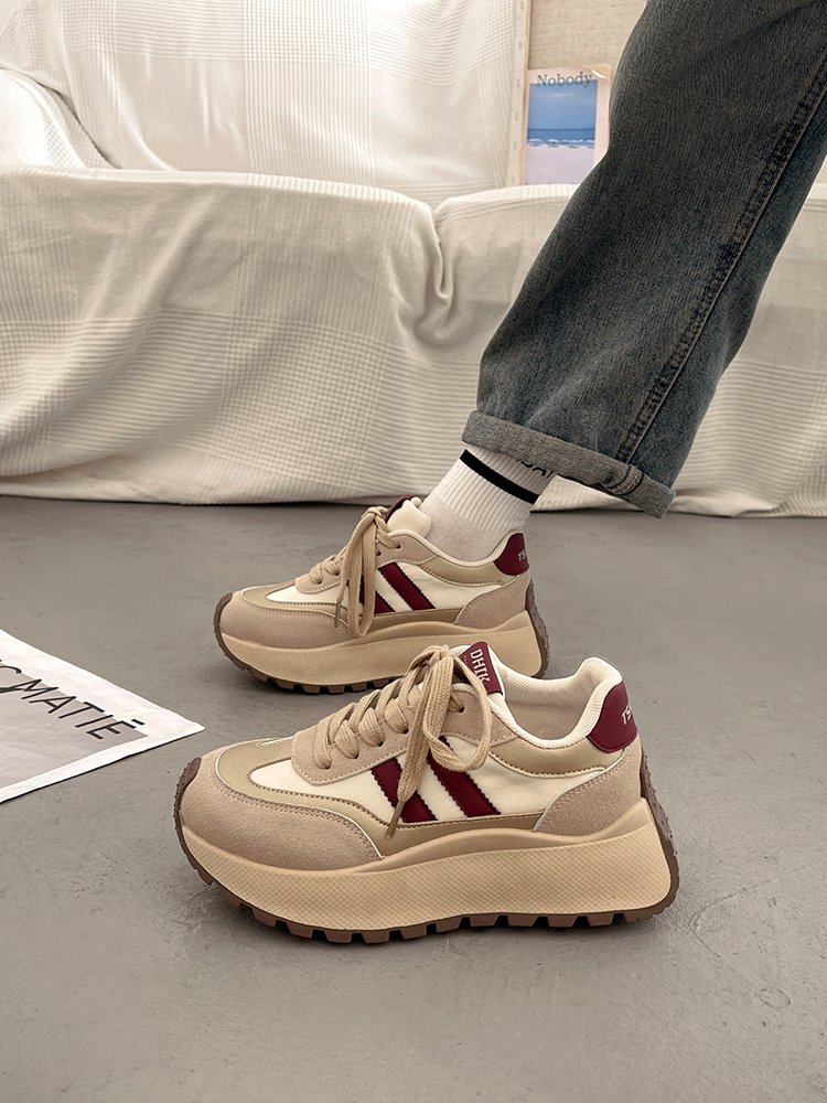 The big, fat old man's shoe girl's got 2024 new super-heat-recreational shoes in spring