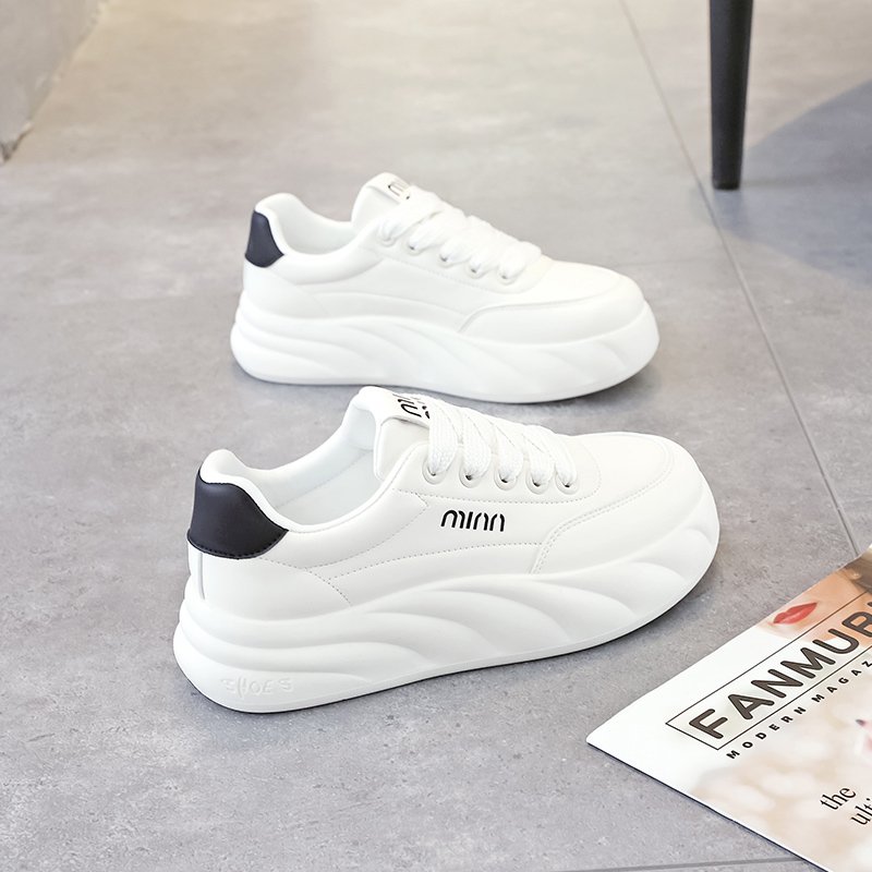Shoe children's new soft-slip-proof white shoes in autumn 2024