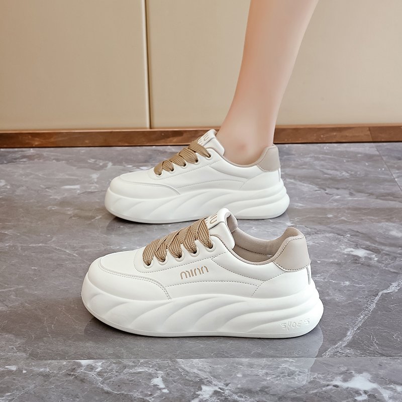 Shoe children's new soft-slip-proof white shoes in autumn 2024