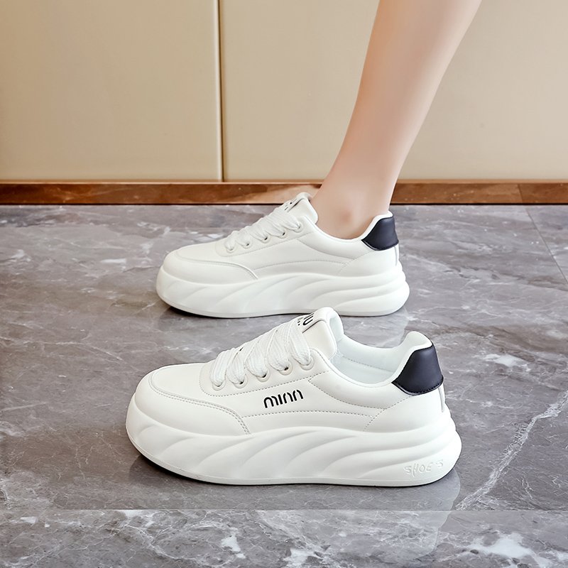 Shoe children's new soft-slip-proof white shoes in autumn 2024
