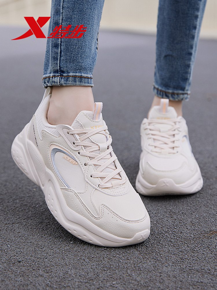 Scratches 2024, waterproof sports shoes, junior high school girls, retro old dad shoes
