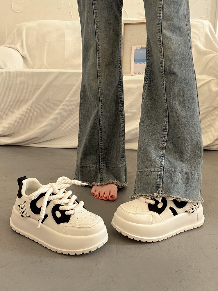 Super hot pandas, little white shoes, 2024 new spring and autumn high-sensitivity sports shoes