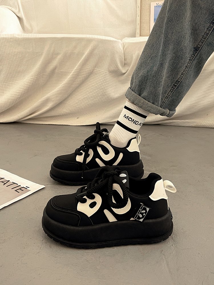 Super hot pandas, little white shoes, 2024 new spring and autumn high-sensitivity sports shoes