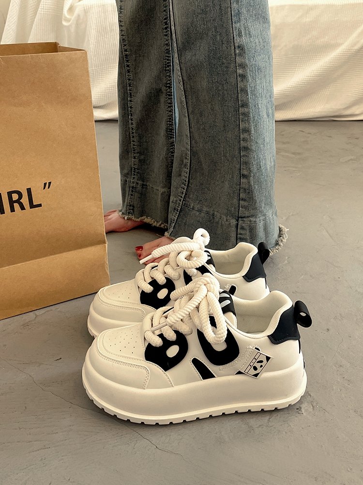 Super hot pandas, little white shoes, 2024 new spring and autumn high-sensitivity sports shoes