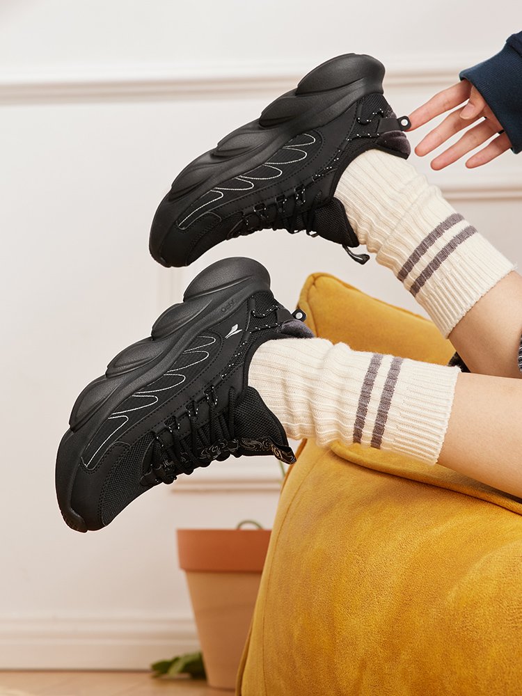 361 female sneakers, black sneakers, 2024 new net, tremors, lids, lids, lids