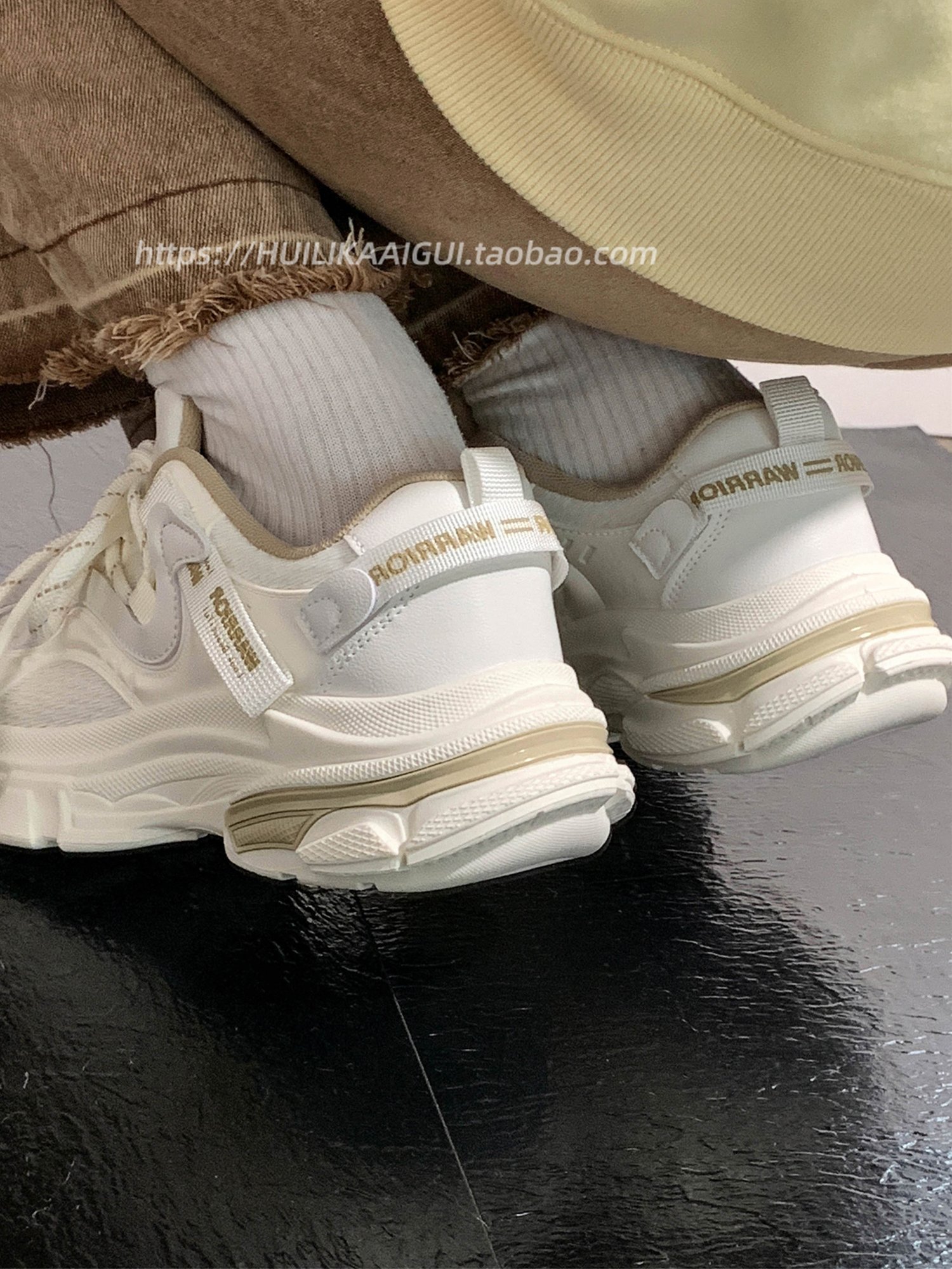 Backshoe old man, new girl in the fall, new shoes, little original girl's shoes thickened and sports shoes raised