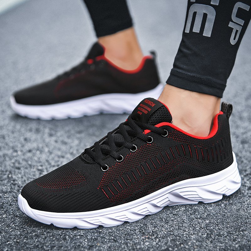 Angry Men's Shoes For the Summer Air, Black Work Lights the Net Soft Bottom Sports Shoe Men's Swimpers