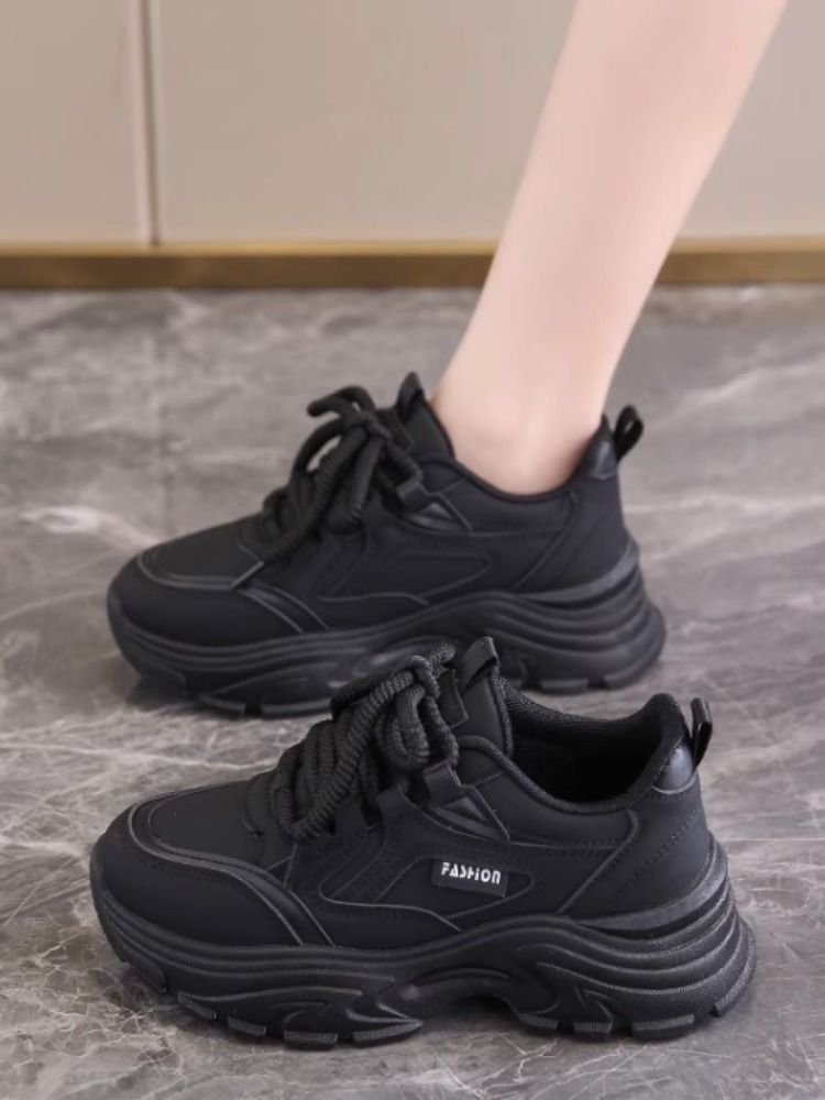 The old man's shoes and the girls are stomping on the shit