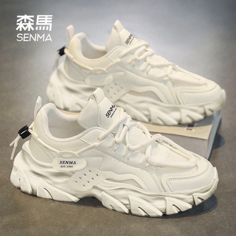 Sun Ma Men's Spring Shoes and Autumn 2024 Recreational Running Shoes Young People Raised Old Father's Shoes for Summer