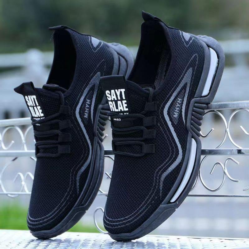 2022 male sneakers, new summer sneakers, cosmopolitan white shoes, air-weaving leisure shoes, foreign trade shoes