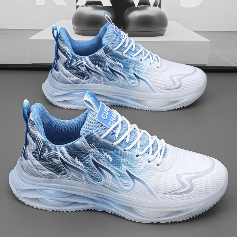 Li Ning Qi Men's Shoes Summer Invent Youth Sports Ramps High air cushions and Net Pop Shoes