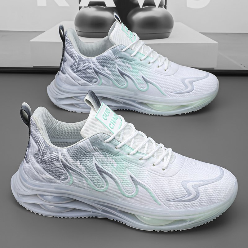 Li Ning Qi Men's Shoes Summer Invent Youth Sports Ramps High air cushions and Net Pop Shoes