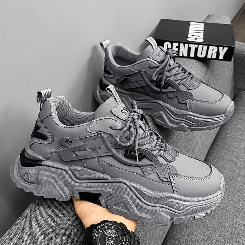 Men's shoes in the summer with a new 2024-shot, high-shot, high-shot, high-shoe white shoes