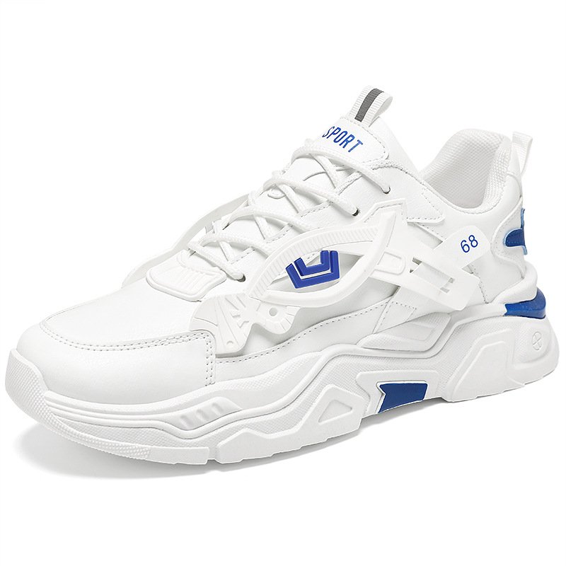 Men's shoes in the summer with a new 2024-shot, high-shot, high-shot, high-shoe white shoes