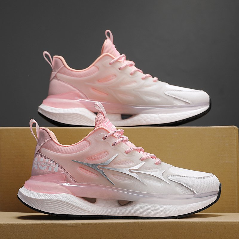 Ms. Li Ning HYYUN junior high school student sports shoegirls light-soft-sliding super-shock-depressive, professional running shoegirls