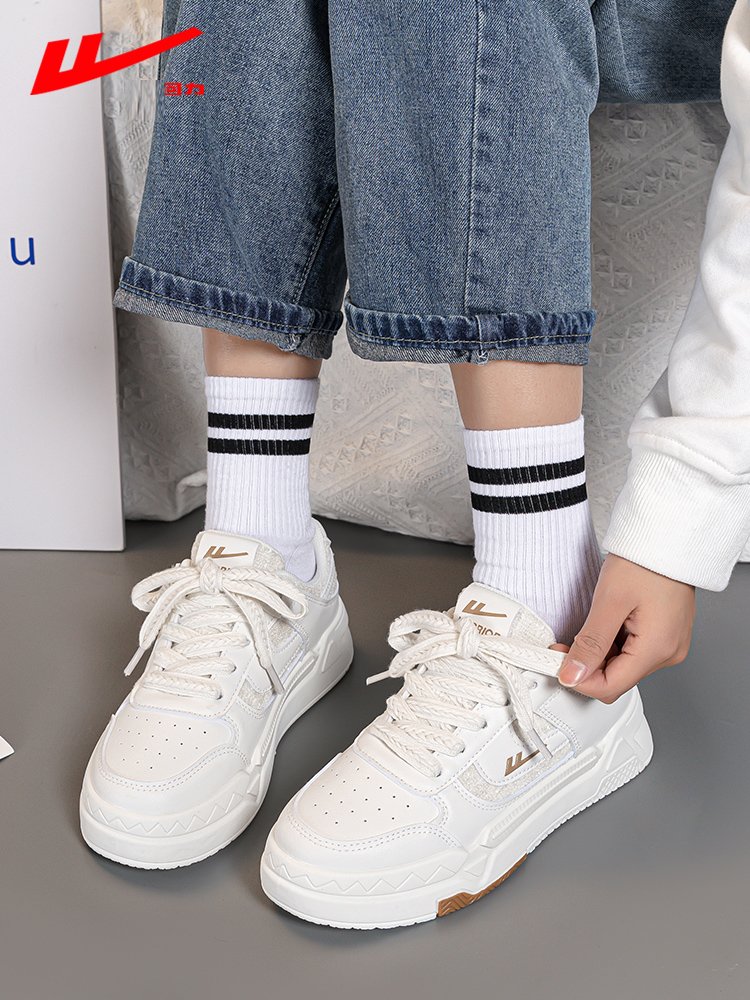 ♪ Backward white shoe girl 2024 new spring and autumn shoes full of sports shoes full of white shoes ♪